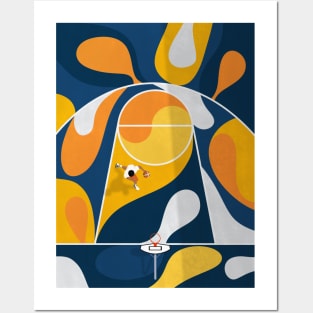 Basketball Court Posters and Art